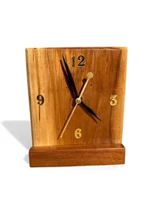 Handmade Wooden <b>Wall</b> <b>Clock</b> Wholesale Rate Elegant Home Decor <b>Clock</b> for Living Room <b>Bedroom</b> Office Natural Wooden <b>Clock</b> - Product Image 3