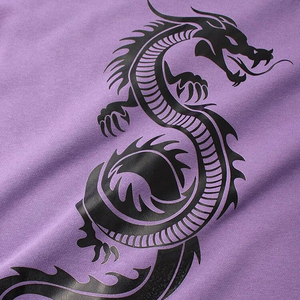 <b>Men's</b> Casual Solid <b>Purple</b> Crew Neck Pullover <b>Sweatshirt</b> Long Sleeve Regular Fit Top - Product Image 6