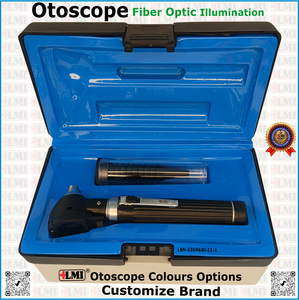 Otoscopio de Fibra Óptica LAPA MASTER INDUSTRY de Alta Calidad, Juego de Instrumentos Negros, Manual, Reutilizable, Ligero, Ecológico, con Certificación CE - Product Image 5
