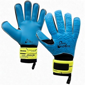 Professional Latex Goalkeeper Gloves | Custom Logo Soccer Gloves | High Quality Finger Protection Non-Slip Hook Loop Closure - Product Image 4