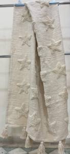 Manta Decorativa de Algodón 100% con Diseño Boho para Sofá, Manta Bohemia de Algodón Hecha a Mano - Product Image 3