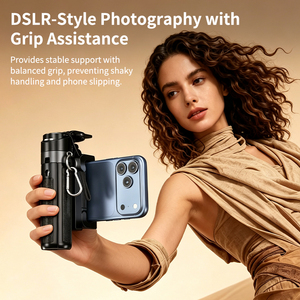 ขาตั้งโทรศัพท์แบบ DSLR ขนาดกะทัดรัด พกพาสะดวก ปี 2026 ขายดี ใช้เป็นไม้เซลฟี่ได้ เหมาะสำหรับการเดินทาง วีล็อก และไลฟ์สด - Product Image 1
