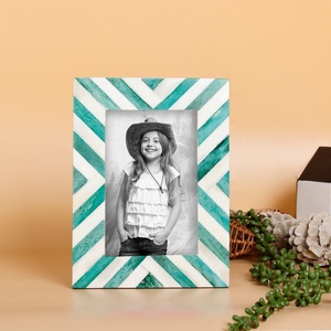 Handmade Modern Home Decor Bone Inlay Customized Eco-Friendly Foldable Tabletop UV Printed Full Color Picture <b>Frame</b> Best Price - Product Image 2