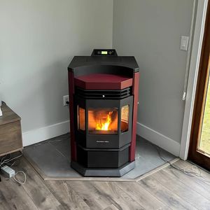 European Style Cast Iron Furnace Smokeless Pellet Stove for Biomass Heating Efficient Particle Heating Stove - Product Image 2
