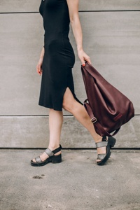 Sac fourre-tout vintage en cuir véritable pour femme, personnalisable, de marque célèbre, LTB-0108 - Product Image 4