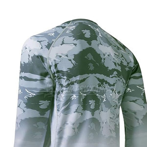 เสื้อตกปลาสำหรับเดินทางในแม่น้ำเสื้อใส่สบายกลางแจ้งควบคุมความชื้นผ้าเรียบสวมใส่ง่ายสไตล์ - Product Image 5