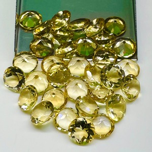 Citrino brasileño natural, gema redonda tallada de 9 mm, piedra de citrino, lote de gemas sueltas, precio al por mayor, a granel, para la fabricación de joyas - Product Image 2