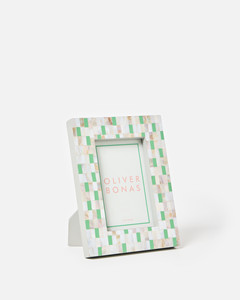 กรอบรูปเหล็กฝังกระดูกสัตว์แบบเฉพาะตัว ทำด้วยมือ พร้อมพื้นหลังสำหรับวางบนโต๊ะ ของตกแต่ง สามารถปรับแต่งสีและโลโก้ได้ - Product Image 3