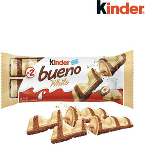 Chocolate Blanco Kinder Bueno al por Mayor, 43g, Barras de Chocolate con Leche y Avellanas Premium, Suministro al por Mayor para Distribución Minorista e Importación - Product Image 5