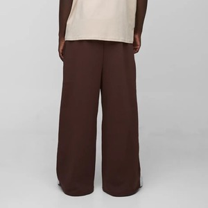 Pantalones Anchos Marrones para Hombre, Cintura Elástica, Pantalones Deportivos Casuales de Poliéster, Diseño Sólido, Estilo Invernal, Ecológicos, FONILBEST SPORTS - Product Image 2
