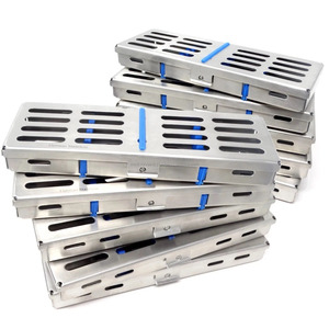 กล่องใส่เครื่องมือฆ่าเชื้อแบบออโตเคลฟสำหรับทันตกรรมยี่ห้อ Medivolve ของเยอรมัน บรรจุเครื่องมือได้ 5 ชิ้น แบบแมนนวล ชุดเครื่องมือผ่าตัดคุณภาพสูง - Product Image 1