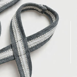 Correas de Levantamiento de Pesas en Forma de 8, Elásticas, de Cuero y Algodón, Antideslizantes, de Alta Calidad, para Entrenamiento en Gimnasio y Soporte de Agarre - Product Image 4