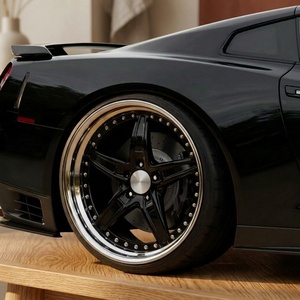 Rines de Aleación Negros Brillantes de 5 Brazos Personalizados para Nissan GT-R R35 de 20 Pulgadas, Rines Forjados de Repuesto - Product Image 4