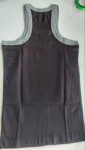 Camiseta sin mangas de algodón tejido para hombre, la más vendida, para gimnasio, entrenamiento, fitness, chaleco de compresión acanalado, logotipo personalizado, estilo deportivo hip hop - Product Image 4