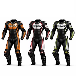 Traje de Motocicleta de Invierno Transpirable de Alta Calidad OEM, Traje de Carreras de Cuero Personalizado para Motocicleta - Product Image 4