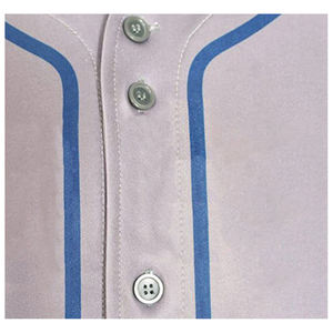 Camiseta de béisbol moderna de secado rápido, tela cómoda, ajuste cómodo, cierre de botones en la parte delantera, estilo atlético para sesiones de práctica de deportes de equipo. - Product Image 4