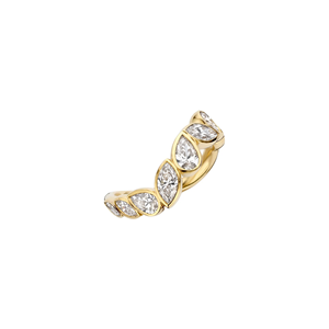 1.29 Carat Lab Grown Diamond 14K Yellow Gold IGI Certified Wedding Band <b>Ring</b> VVS Clarity Party Anniversary Statement <b>Stacking</b> - Product Image 2