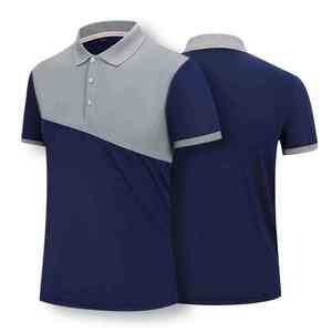 Polo en polyester Dryfit à manches courtes, vente en gros, personnalisable avec logo brodé, polos de golf et de pêche unis - Product Image 4