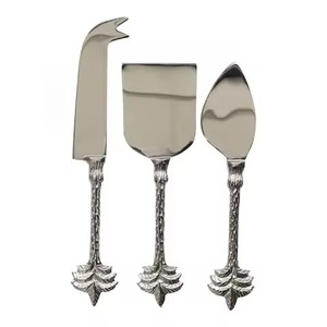 Ensemble de couteaux à fromage élégants en acier inoxydable, outils de coupe durables, ustensiles de cuisine et de service - Product Image 5