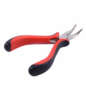 Bend Tip Plier Essential Diy Hair Extension Tool For Micro <b>Rings</b> Links Beads & Feather Hair Extensions Professional <b>Clip</b> - Product Image 1