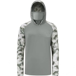 Sweat à capuche de pêche professionnel pour homme, manches longues, UPF 50+, grande taille, tissu rafraîchissant pour les sports nautiques - Product Image 6