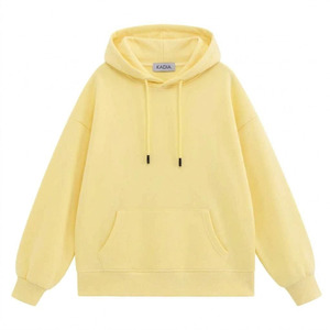 Wholesale Quality Custom Pullover <b>Hoodie</b> Cotton Blend Unisex Solid Color Loose Fit Spring Printing Men's Hoodies & Sweatshirts - Product Image 1