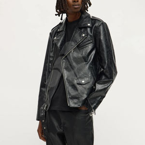 Chaqueta de Cuero de Invierno para Hombre, Talla Grande, Personalizada, Impermeable, Transpirable, Resistente al Viento, con Cuello Alto, de Alta Calidad, Estilo Bomber - Product Image 1