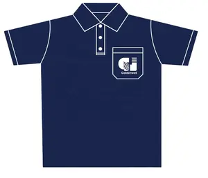 Uniforme aziendale logo personalizzato manica corta uomo donna polo uniforme a sublimazione con servizio tascabile OEM