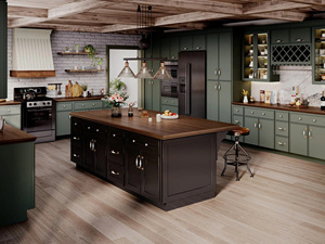 Precio de Fábrica, Último Modelo, Mueble de Cocina Completo Moderno Blanco de Abedul Multifuncional SANYANG MDF - Product Image 6