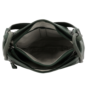 Sacoche d'affaires vintage décontractée en cuir véritable et toile pour homme – Vente en gros – Sacs bandoulière messager d'été - Product Image 5