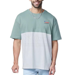 เสื้อยืดโอเวอร์ไซส์ผู้ชายคุณภาพดี แขนสั้น ทรงเข้ารูป รุ่นใหม่ล่าสุด สีสันตามสั่ง - Product Image 6