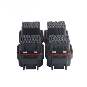 Connecteur automobile 34 broches 4-1437290-0 Tyco AMP en cuivre 10A pour kit de connecteurs C MoTeC M150 ECU, adaptateur de boîtier PBT IP67 - Product Image 4