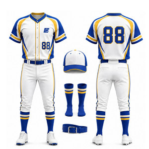 Uniforme de Béisbol de Alto Rendimiento, Diseño Flexible, Tela Transpirable, Ideal para Uso en Equipos Escolares, Universitarios y de Club - Product Image 1
