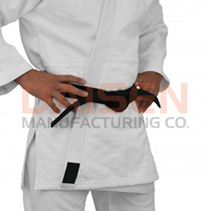 Uniforme de Karate para Hombre, Blanco, 100% Algodón, Duradero, Corte Regular, Talla Adulto, Kit de Ropa para Artes Marciales - Product Image 6