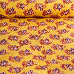 ผ้าฝ้ายพิมพ์ลายดอกคุณภาพสูง 100% ขายส่งผ้าฝ้ายแบบขายเป็นหลา สำหรับทำชุดเดรส ผ้าม่าน ผ้าปูที่นอน และของตกแต่งบ้าน - Product Image 4