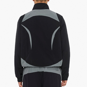 Veste de cyclisme imperméable pour homme, écologique, 100% nylon, coupe-vent, légère, pliable, respirante, bandes réfléchissantes, randonnée - Product Image 3