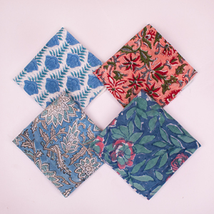 Écharpe bandana carrée en coton doux, imprimé blocs, élégante et tendance, 21x21 pouces, impression personnalisée, utilisable en toutes saisons - Product Image 6