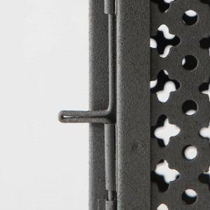 Lámpara Jali de Metal Negro Estilo Vintage con Trabajos de Calado, Ideal para Decoración de Balcones e Iluminación Ambiental Nocturna, Venta al por Mayor desde India - Product Image 3