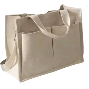 Sac en jute artisanal bleu clair, sac fourre-tout en toile de taille moyenne avec poignée d'épaule, sac de shopping pour usage quotidien, sac fourre-tout en jute - Product Image 6