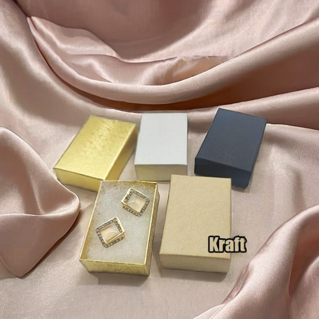 Black Kraft Paper Lid and Base Box