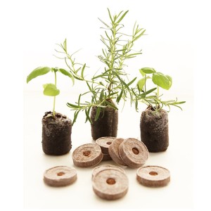 Granos de musgo biodegradables naturales respetuosos con el medio ambiente, equipo de germinación de semillas, bandejas de iniciación de semillas - Product Image 4