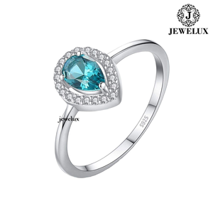 แหวนค็อกเทลเงินแท้ 925 สำหรับผู้หญิงจาก Jewelux ประดับคริสตัลรูปดอกไม้ ดีไซน์หรูหรา ชุบโรเดียม ฝังเพชรแบบ Pave เหมาะสำหรับเป็นแหวนหมั้น - Product Image 5