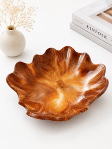 Bol décoratif en résine artisanale de qualité supérieure pour une expérience culinaire élégante et une présentation intérieure raffinée - Product Image 5