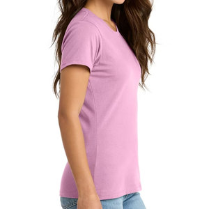 T-shirt de football pour femmes, coupe ajustée, personnalisable avec votre propre photo/texte, haut en tricot basique - Product Image 3