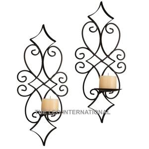 Décoration murale en métal de style fantaisie pour l'intérieur de la maison, cadre fini brun, art mural suspendu pour murs décoratifs - Product Image 6