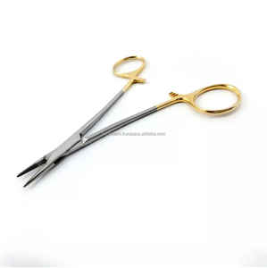 Fórceps portaagujas recto 12cm Manual Clase II Herramienta de sutura quirúrgica | Certificado CCC | Etiqueta privada OEM disponible | - Product Image 3