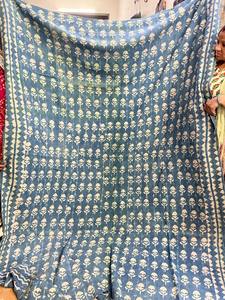 Artisan Cotton Kantha <b>Quilt</b> <b>Throw</b> – Breathable Lightweight Blanket with Hand Embroidery and Unique Reversible Patterns - Product Image 4