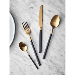Stainless Steel silver <b>Cutlery</b> <b>Set</b> with <b>Golden</b> Polished Handmade Handle Stylish <b>Cutlery</b> <b>Set</b> for home - Product Image 5