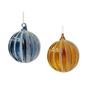 Boules de Noël en verre vintage faites à la main en gros par Jack Worth - Product Image 1