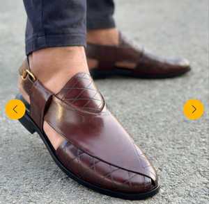 Nouvelles sandales Peshawari en cuir faites à la main pour hommes, à prix réduit et faible MOQ 2026 - Product Image 4